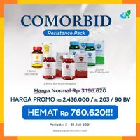 PAKET HEMAT PROMO Herbal Comorbid Diabetes Darah Tinggi Kolesterol LDL