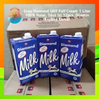 Susu Cair UHT Diamond Milk Per Karton Gudang Susu Jakarta