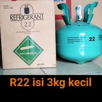 Freon r22 tabung Kecil Segel full isi 3,4kg refrigerant r22