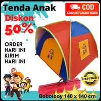 Tenda Anak Karakter Boboiboy Ukuran 140 x 140 cm - Tenda Anak Camping