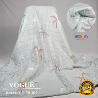 Selimut Traveling Dewasa Katun Vogue Ceria Love Square 180x200 Grey