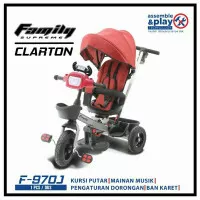 sepeda roda tiga stroller family supreme f-970 J clarton