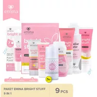 Paket Emina Bright Stuff Lengkap Complete Set 9 in 1 (9 pcs)