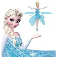 Boneka Terbang Sensor Doll Peri Mainan Anak Flying Frozen Elsa