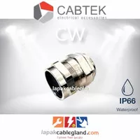 Cable Gland CABTEK SWA armour type CW 20-1/2NPT Brass Nickel Plated