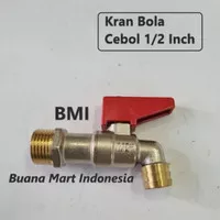 Kran Bola Cebol SKL 1/2 Inch | Keran Tembok | Kran Air