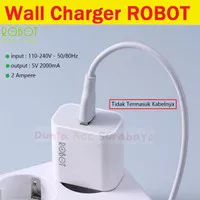 Travel Adaptor Wall Charger Kepala Adaptor Charger Robot 2 Ampere