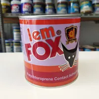 Lem Fox Kuning 600 gram Lem Aibon Kaleng Lem Karet Lem Kulit