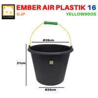 Ember Plastik Anti Pecah Cor 16 Tempat Air Kamar Mandi Gagang