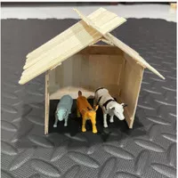 barn, kandang pagar binatang utk sensory play anak mainan montessori