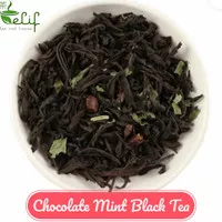 Chocolate Mint Black Tea : Chinese Black Tea, Cocoa Seeds & Peppermint