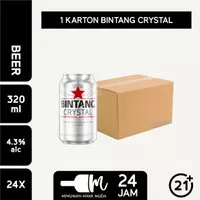 Beer Bir Bintang Crystal Kaleng 320ml ( 1 Karton )