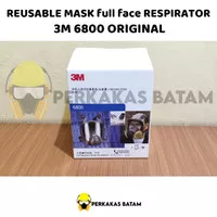 Reusable Full Face Mask Respirator 6800 - 3M Masker Original