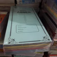 buku absen siswa / buku absen muris / buku absensi / buku absen sekola