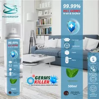 KILL GERMS Multipurpose Air Disinfectant spray Aerosol 500 Anti Virus