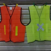 Rompi Jaring X | Rompi Jala Proyek | Safety Vest Scotlight Polyester