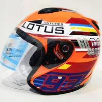 HELM ARL CENTRO MOTIF LOTUS MARQUEZ 93 ORANGE.