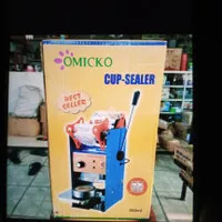 mesin press gelas plastik/cup Sealer machine manual OMICO 500ml