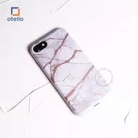 Otello Holo White Marble Soft Case iPhone 6 6s 7 Plus 8 8 Plus Casing