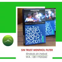 SIN Trust Menthol Filter Rokok Herbal Isi 16 Batang ROKOK ALTERNATIF
