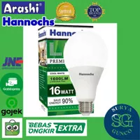 Lampu LED Hemat Energi Hannochs Premier 16W Putih Warm White