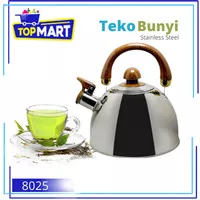 Teko Bunyi 2.5 Liter/Teko Pemanas Air /WHISTLING KETTLE FULL STAINLESS