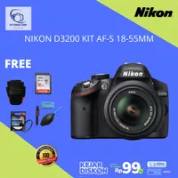 Nikon D3200 Kit AF-S 18-55MM VR Kamera DSLR Nikon 3200 Kit Bonus