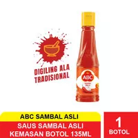 ABC SAMBAL ASLI 135ML kemasan saos saus botol sambel