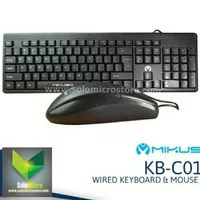 Keyboard Set Mouse MIKUSO KB-C012 Paket Keyboard Mouse Set