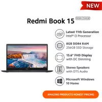 Laptop XIAOMI Redmi Book 15 i3-1115G4|8GB|256 SSD|15.6"FHD|Win10