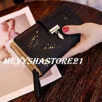 KAHASIL LETISHA dompet lipat wanita fashion leaf patern dompet panjang