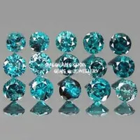 Berlian Biru ASLI ORI Natural Blue Diamond Eropa Tabur 1mm Gugur 100