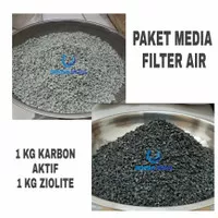 PAKET MEDIA FILTER AIR / KARBON AKTIF / ZIOLITE / ECERAN / KARBON 1 KG