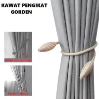 Kawat Fleksibel Pengikat Gorden Tirai Wire Curtain Strap