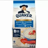 Quaker oats quick cook oatmeal ( biru) 800gr