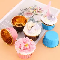 cupcake gold premium, cup muffin, paper cup, kertas cupcake - 25 pcs