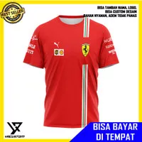 Baju Kaos F1 Ferrari Puma Scuderia Formula 1 Racing Team Full Print 03