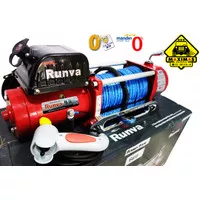 Runva Winch EWX-9500-Q "RED" dgn Synthetic Rope (4,3 ton) High Speed