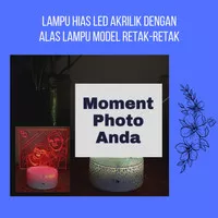 Lampu Hias Desain Photo Keluarga 7 Warna