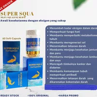 squalene super squa original ( 60 soft capsule ) - minyak hati hiu