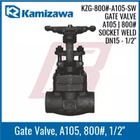 KZ | KZG-800#-A105-SW | 1/2", Gate Valve, A105, 800#, SW