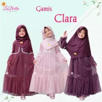 Gamis Pesta Anak Perempuan Tile Clara Labella Dress Baju Ulang Tahun