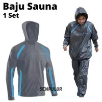 Jaket Sauna Suit Baju Sauna KETTLER Jaket Olahraga Lari Fitness Gym