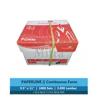 Paperline Continuous Form Kertas Komputer 3 ply NCR PRS 9.5 x 11 inch
