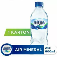 Aqua Air Mineral Botol 24 pcs x 600ml