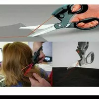 Gunting Laser Lazer Scissor pemotong kain alat potong kertas rambut
