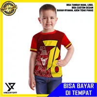 Baju Kaos HUT RI 76 Indonesia Anak 17 Agustus Custom Full Printing 02