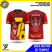 Baju Kaos HUT RI 76 Indonesia 17 Agustus Custom Full Printing 02