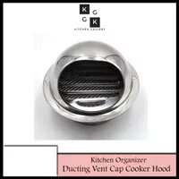 Ducting Aksesories Vent Cap 6" For Cooker Hood