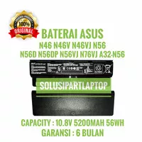 BATERAI ASUS N46 N56 G56 R501 R701 N76 F45 F55 A32-N56 ORI